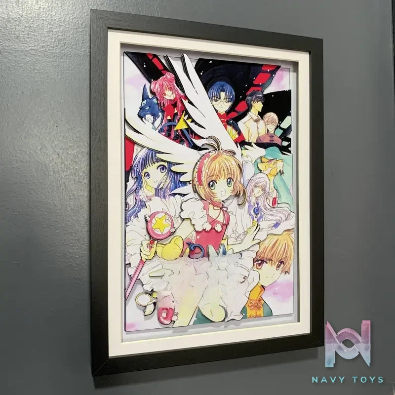 KALA HOME Studio – Cardcaptor Sakura Multiple Characters #01 3D Decorative Painting Cardcaptor Sakura