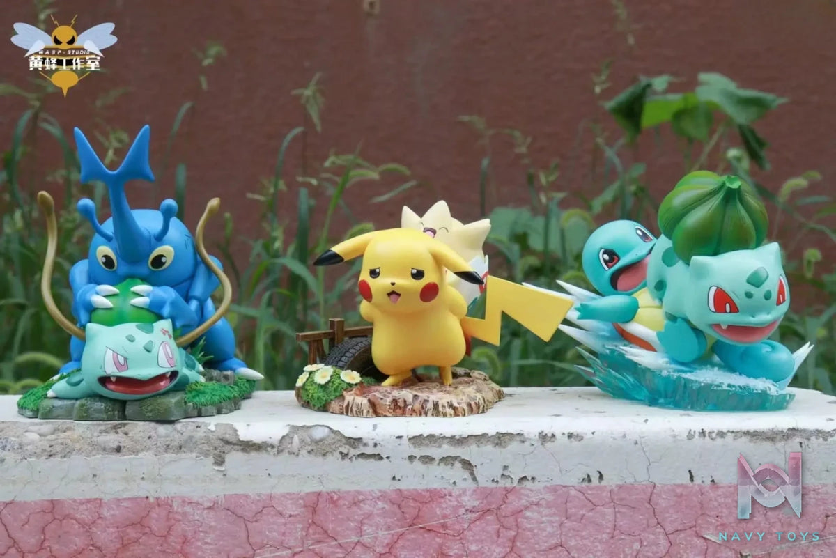 Wasp Studio – Pokémon Bulbasaur and Squirtle