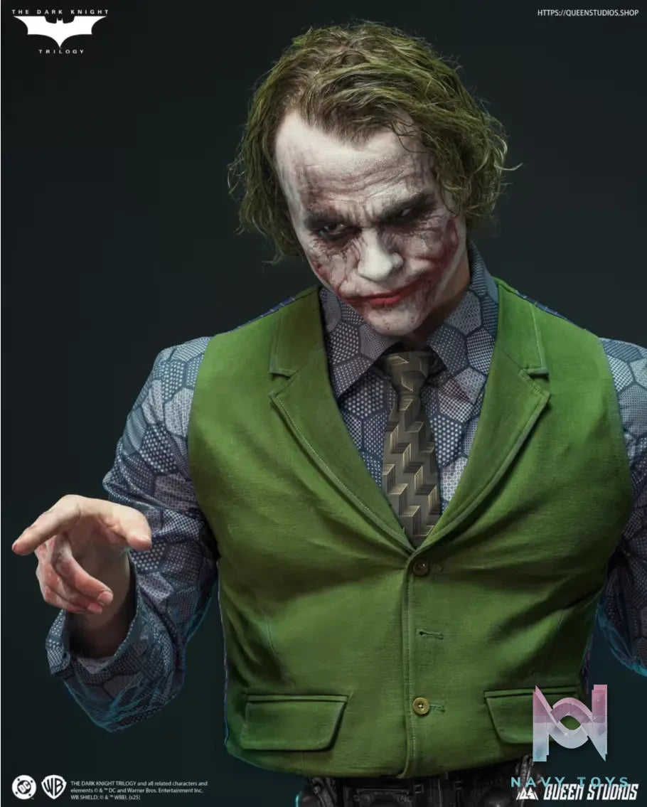 Queen Studios – The Dark Knight: The Joker Life-Size Bust Statue (Licensed)