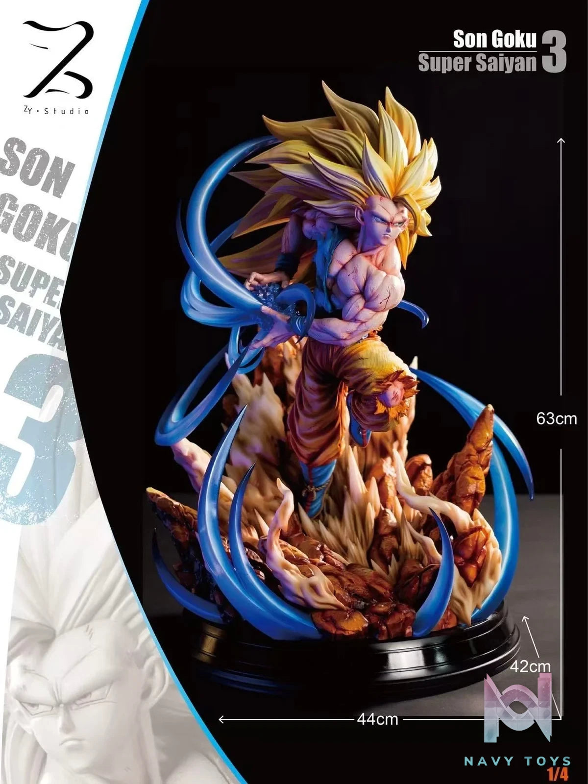 Goku Super Saiyan 3 - Dragon Ball - ZY Studio x Poker Monster Studio