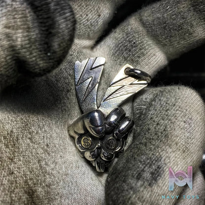 Raven Studio (silver jewelry) – Original Exclusive Year of the Rabbit “Suddenly Rich” Pendant Original
