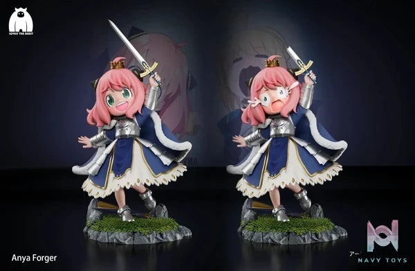 LOVELY THE BEAST Studio - Spy x Family Anya Forger COS Artria Pendragon resin statue Navy Toys anime figure