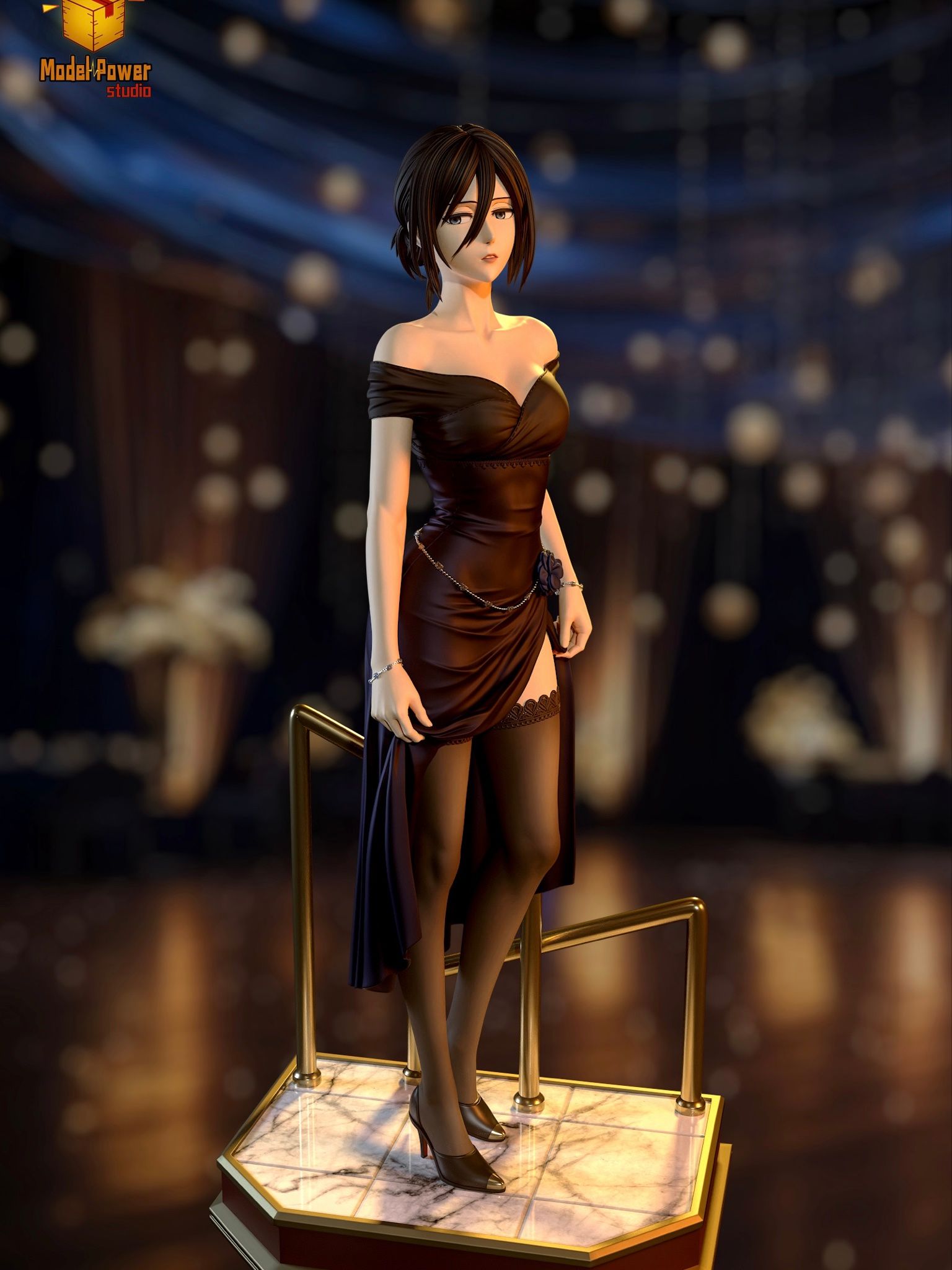 Mikasa Ackerman - Attack On Titan - Model Power Studio resin statue Model Power Studio anime figure