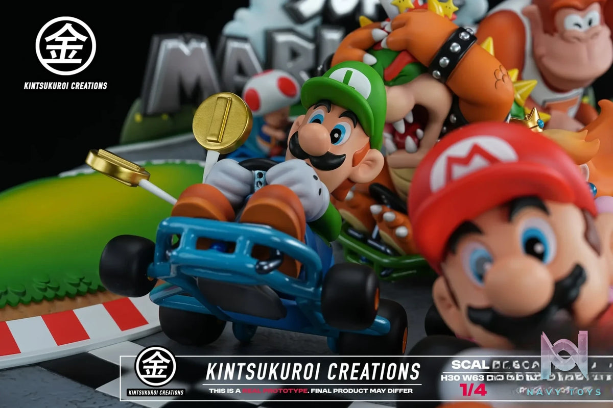 Kintsukuroi Creations Studio – SUPER MARIO KART DIORAMA Super Mario