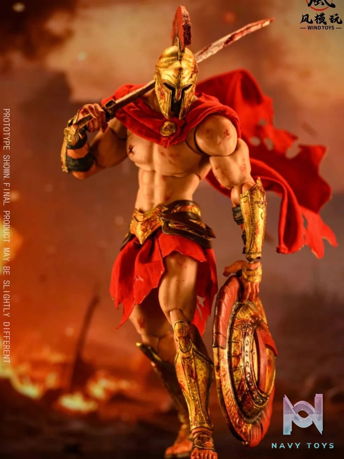 Spartan King - Wind Toys resin statue wind Toys Studio anime figure