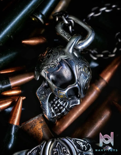 Raven Studio (silver jewelry) – Exclusive Design Trophy Skull Pendant Original