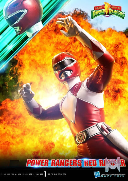 Prime 1 Studio – Premium Masterline Mighty Morphin Power Rangers Power Rangers Red Ranger PMPWR-02 (Licensed)