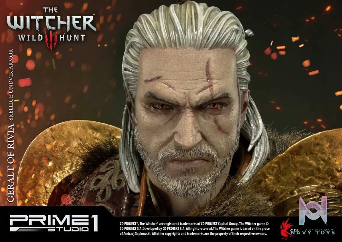 Prime 1 Studio – Premium Masterline The Witcher 3: Wild Hunt Geralt of Rivia Skellige Undvik Armor PMW3-07 PMW3-07EX (Licensed)
