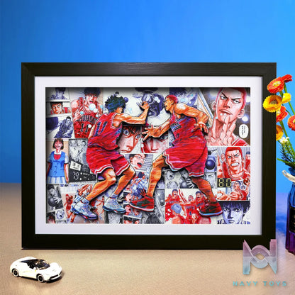 Yu Zhi Jiang Studio – Slam Dunk Multiple Characters Series #4 3D Decorative Painting Slam Dunk
