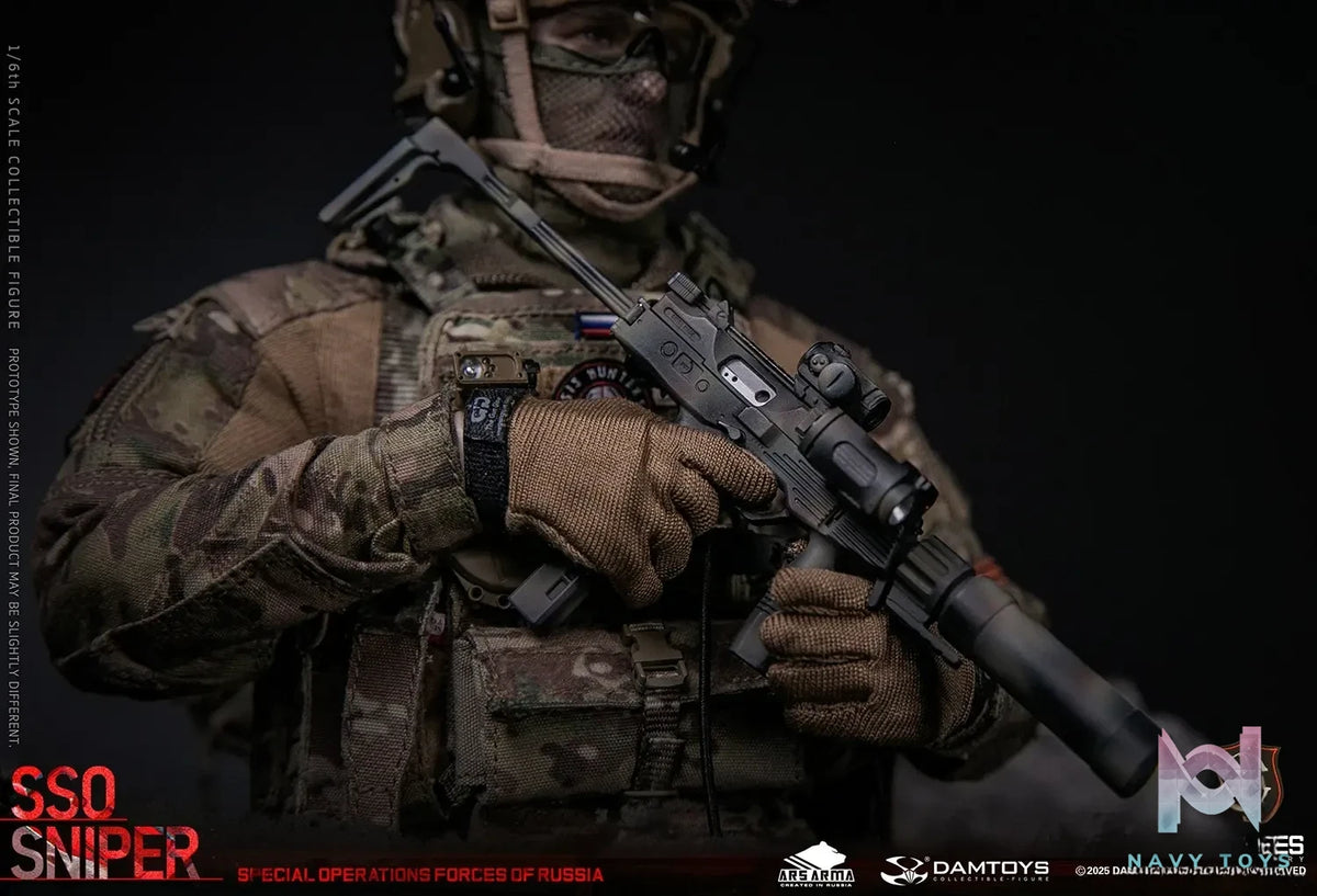 DAMTOYS – 1/6 Scale Russian Federation SSO Special Forces Sniper Item No. 78108 (Licensed)