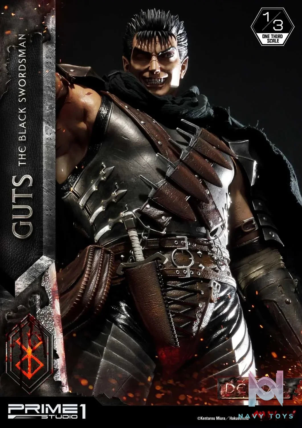 Prime 1 Studio – Museum Masterline Berserk Guts The Black Swordsman MMBR-01 MMBR-01DX (Licensed)