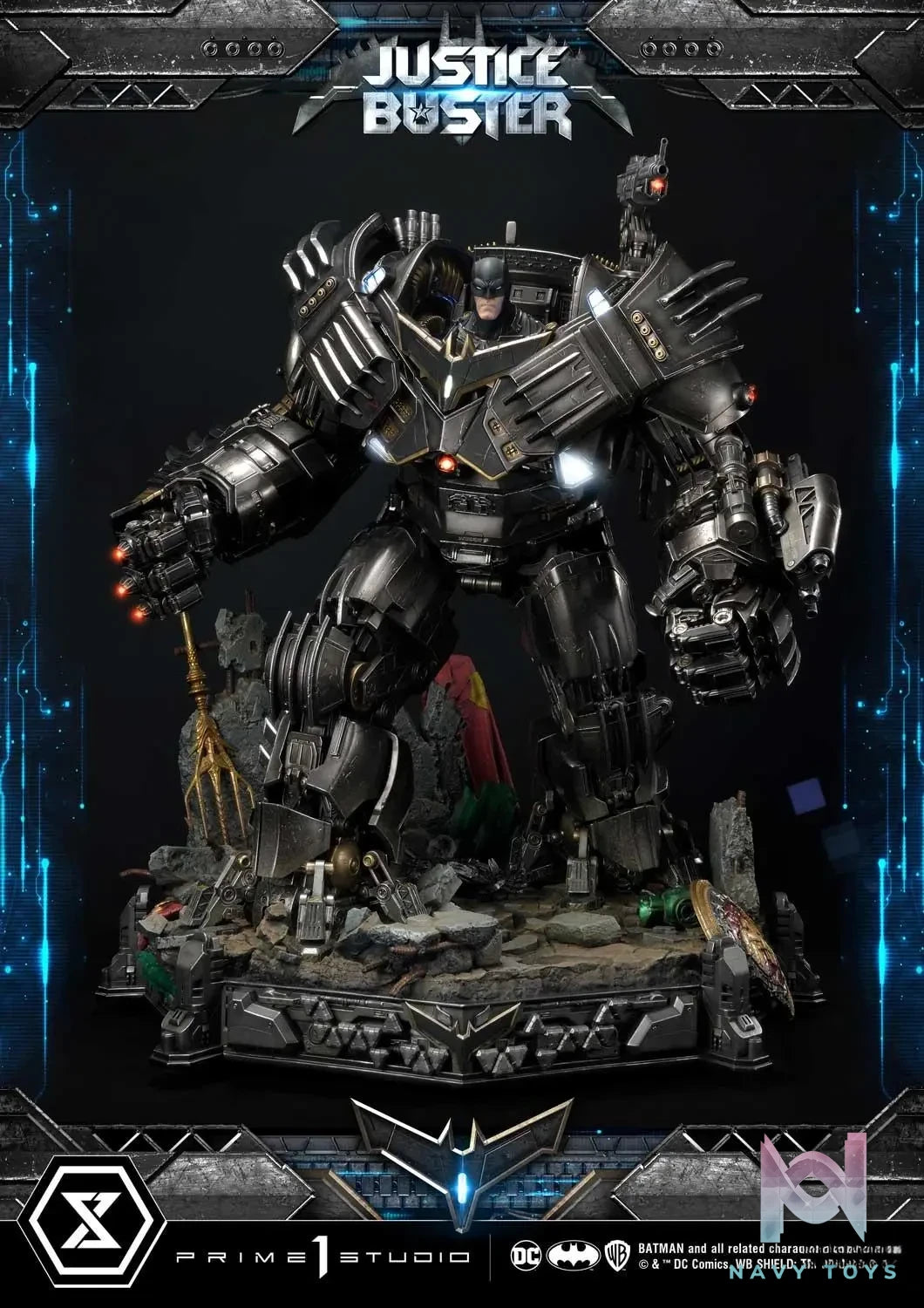 Prime 1 Studio – DC Justice League (Comics) Justice Buster UMMDC-03 & UMMDC-03UTS (Licensed)