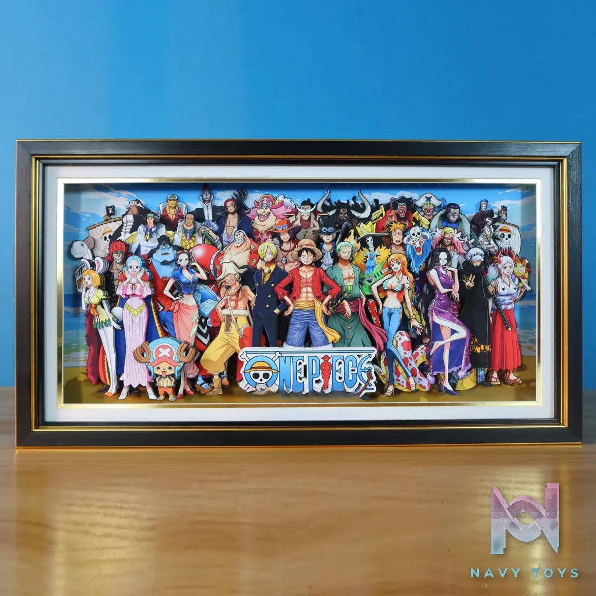 KALA HOME Studio – One Piece Multiple Characters #08 3D Decorative Painting One Piece