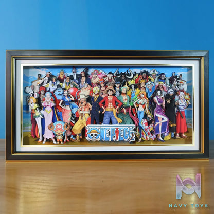 KALA HOME Studio – One Piece Multiple Characters #08 3D Decorative Painting One Piece