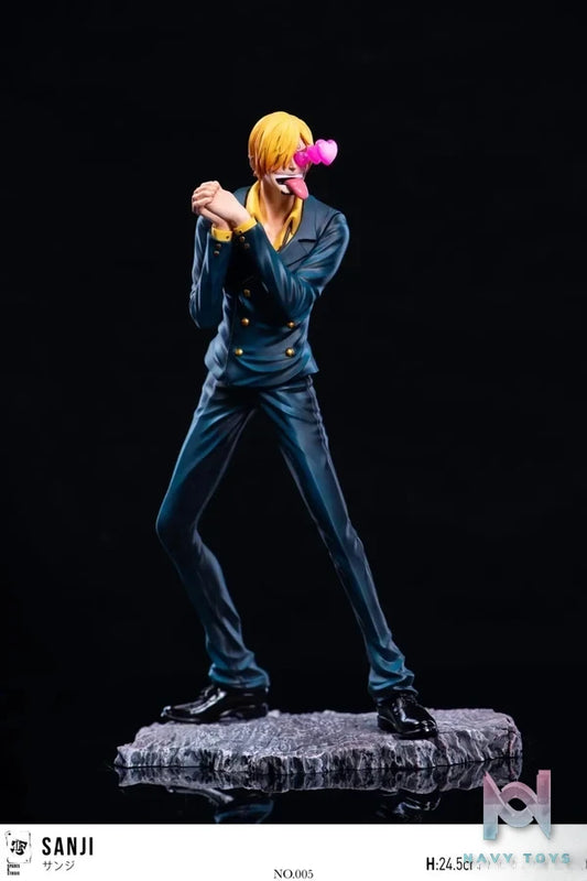 SPADES K Studio - One Piece Straw Hat Crew Resonance Series 05 Sanji resin statue Navy Toys anime figure
