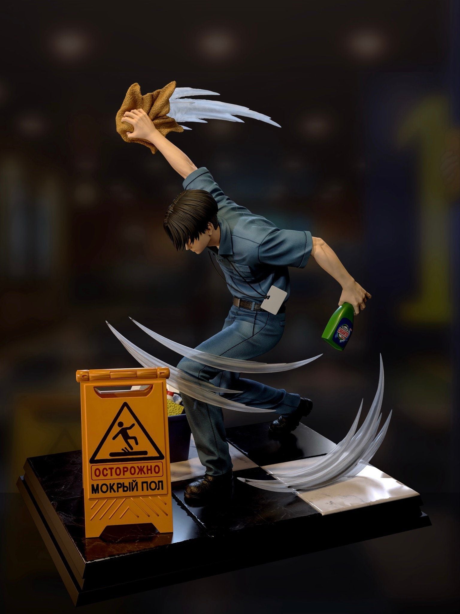 Cleaner Levi - Attack On Titan - Model Power Studio resin statue Model Power Studio anime figure
