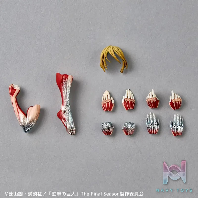 Kaiyodo – Revoltech Amazing Yamaguchi Attack on Titan Armored Titan & Female Titan (Licensed)