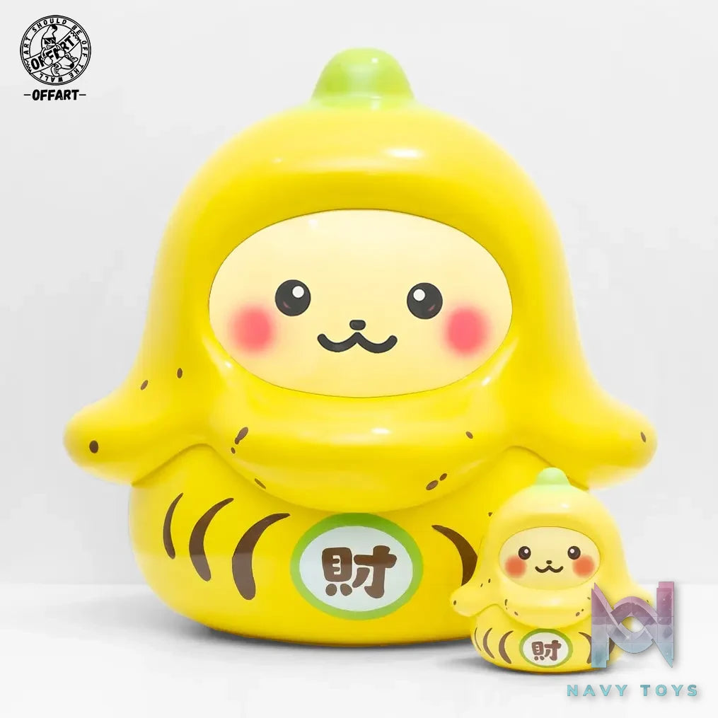 OFFART – OFFART-DARUMA BOOM Banana Fortune & Lucky Fortune Figurine (Licensed)