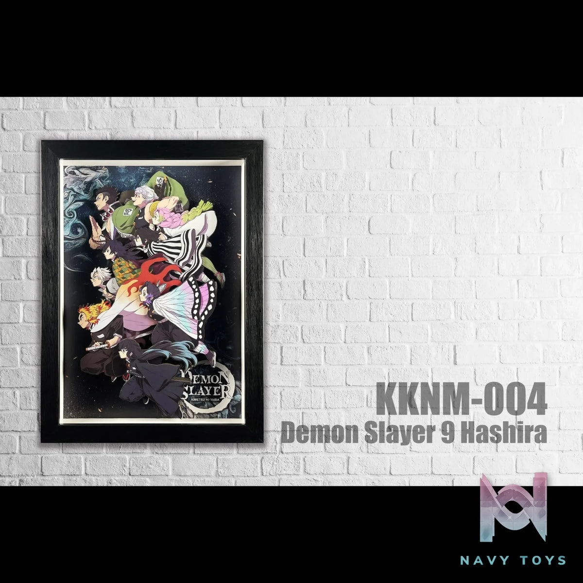 B&W Studio – Demon Slayer Hashira 3D Decorative Painting Demon Slayer