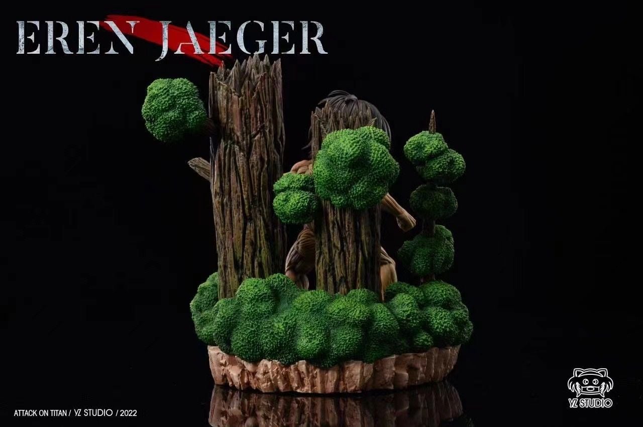 Eren Yeager resin statue yz studio anime figure