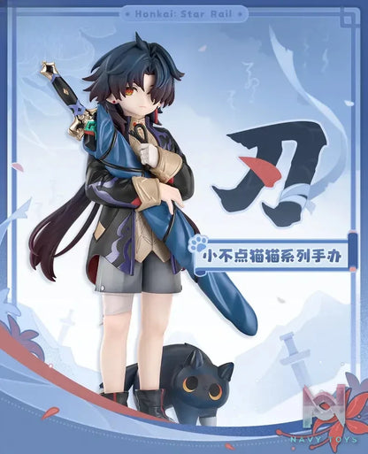 miHoYo X RIBOSE – Honkai: Star Rail Little Cat Series Blade Figure (Licensed)