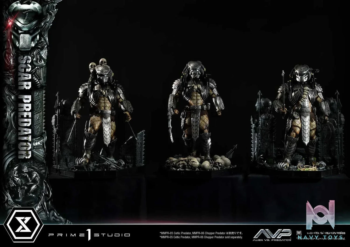 Prime 1 Studio Museum Masterline Alien vs. Predator Scar Predator MMPR-04 MMPR-04DX MMPR-04DXS
