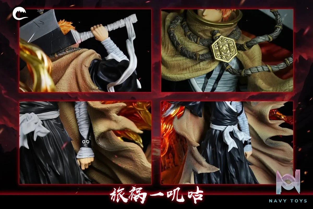 CHENG Studio - BLEACH Soul Society arc Ichigo Kurosaki resin statue Navy Toys anime figure