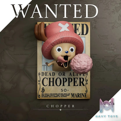 GBA Studio – One Piece Bounty Series Monkey D. Luffy & Tony Tony Chopper Photo Frame Fridge Magnet and Relief Painting