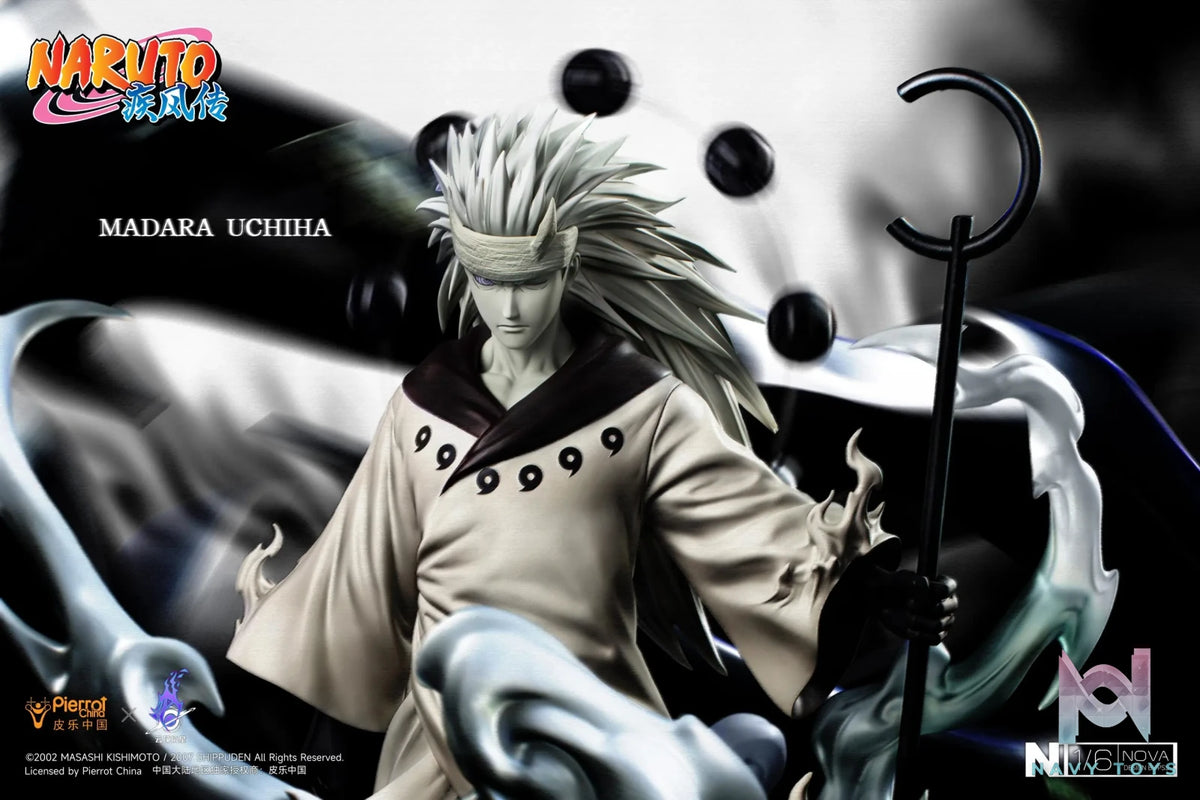 Pickstar Studio – Naruto Officially Licensed Uchiha Madara 1/6 Statue & Uchiha Obito 1/6 Statue (Licensed)
