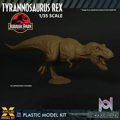X-PLUS PLEX Studio – Jurassic Park Tyrannosaurus Rex 1/35 Scale Plastic Model Kit 411-200589CP (Licensed)