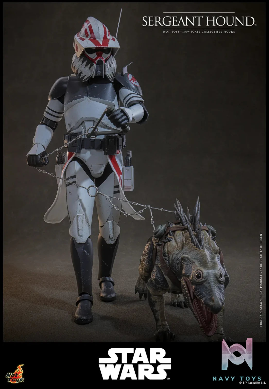 Hottoys – Sergeant Hound 1/6 Scale Collectible Figure TMS167 (Licensed)