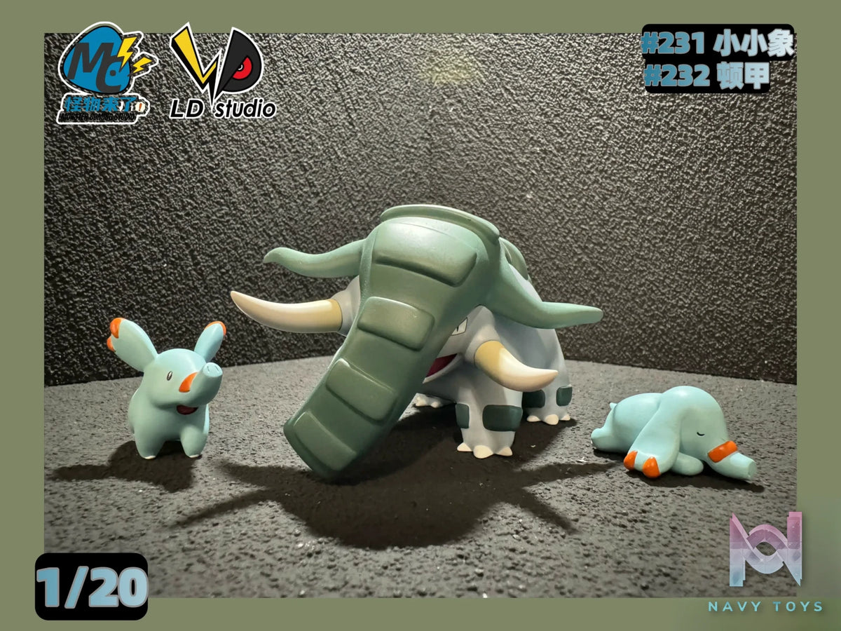 LD Studio & MC Studio – Pokémon Phanpy & Donphan