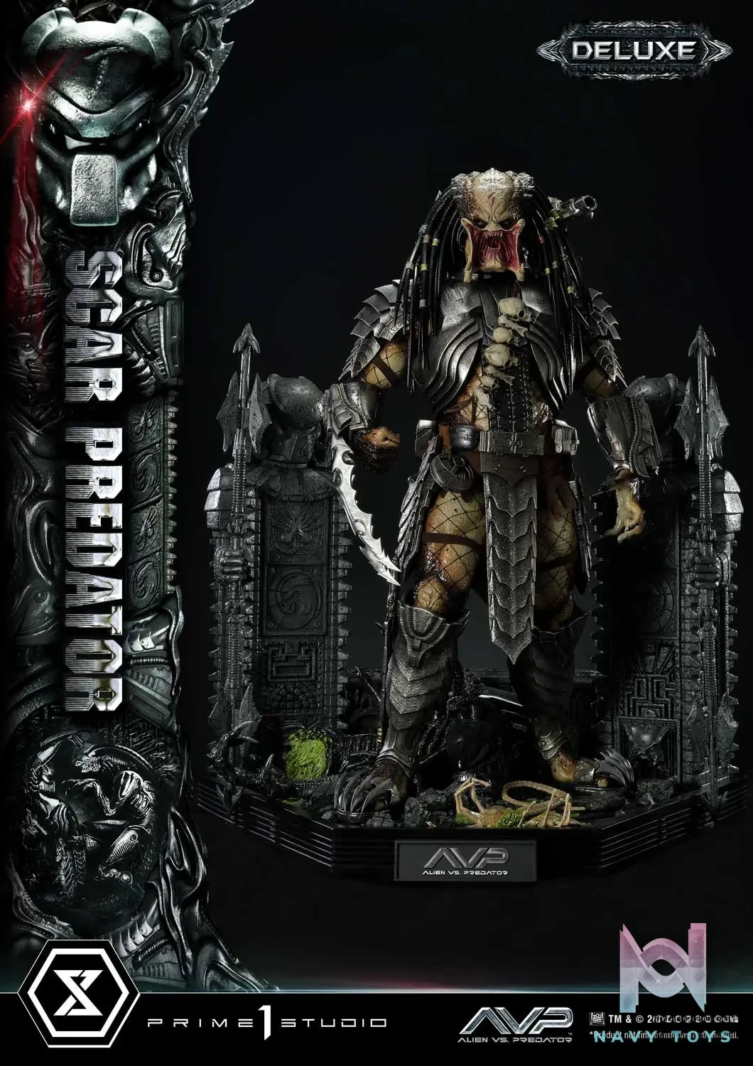Prime 1 Studio Museum Masterline Alien vs. Predator Scar Predator MMPR-04 MMPR-04DX MMPR-04DXS