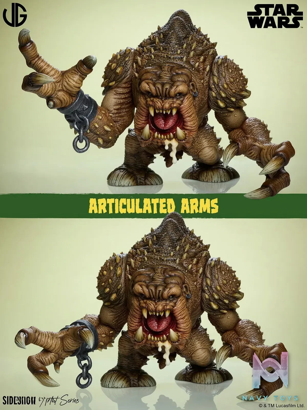 Sideshow Collectibles – Star Wars Rancor Designer Collectible Statue 700257 (Licensed)