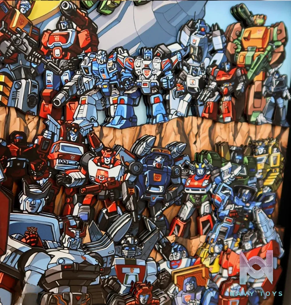 KALA HOME Studio – Transformers Multiple Characters #01 3D Decorative Painting Transformers
