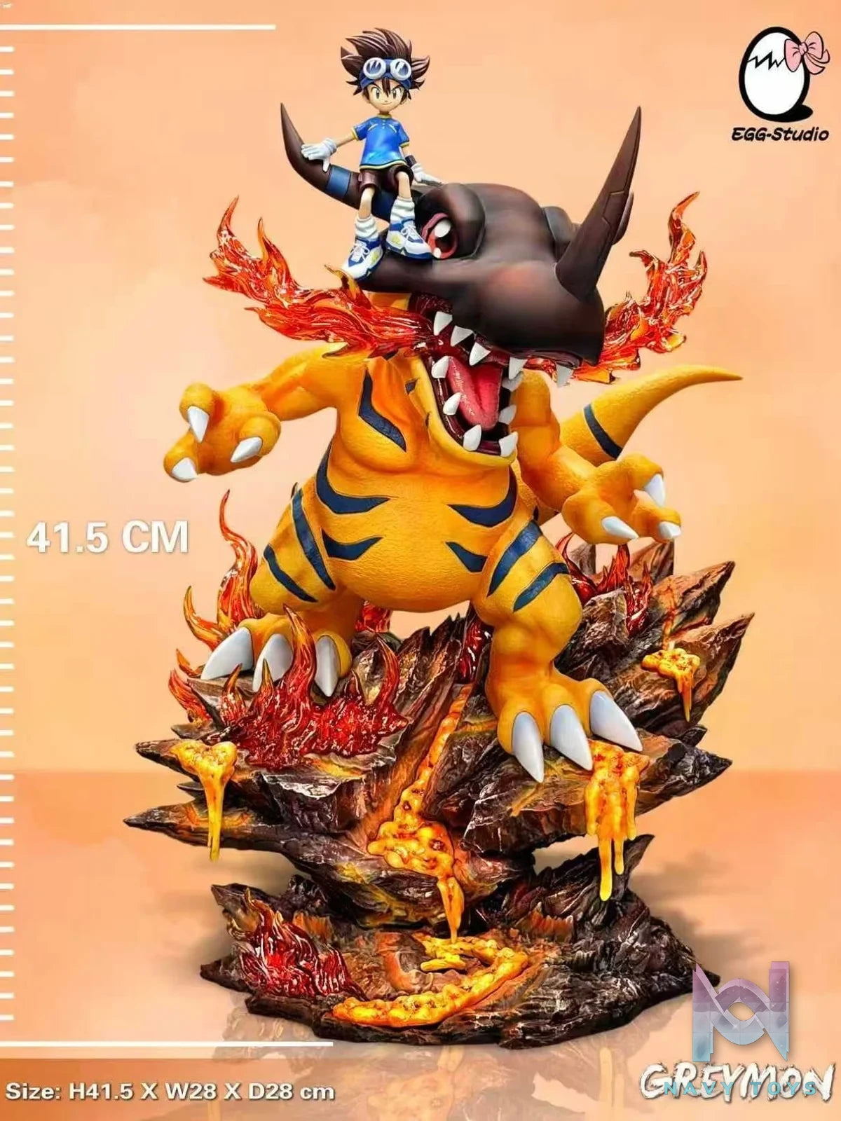 Greymon - Digimon - EGG Studio resin statue egg studio anime figure