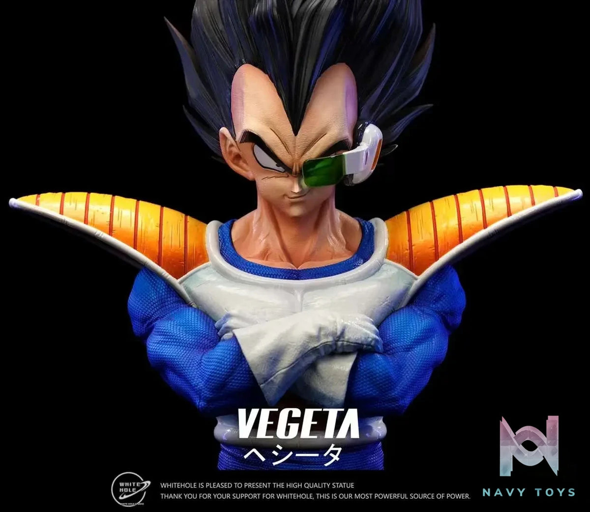 White Hole Studio – Dragon Ball Proud Saiyan Prince Shoulder Armor Battle Suit Vegeta