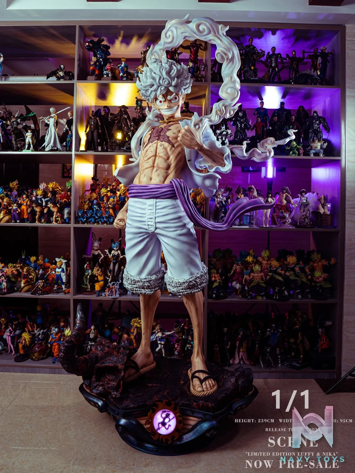Luffy Gear 5 Nika Life Size - One Piece - SBS Studio resin statue SBS Studio anime figure