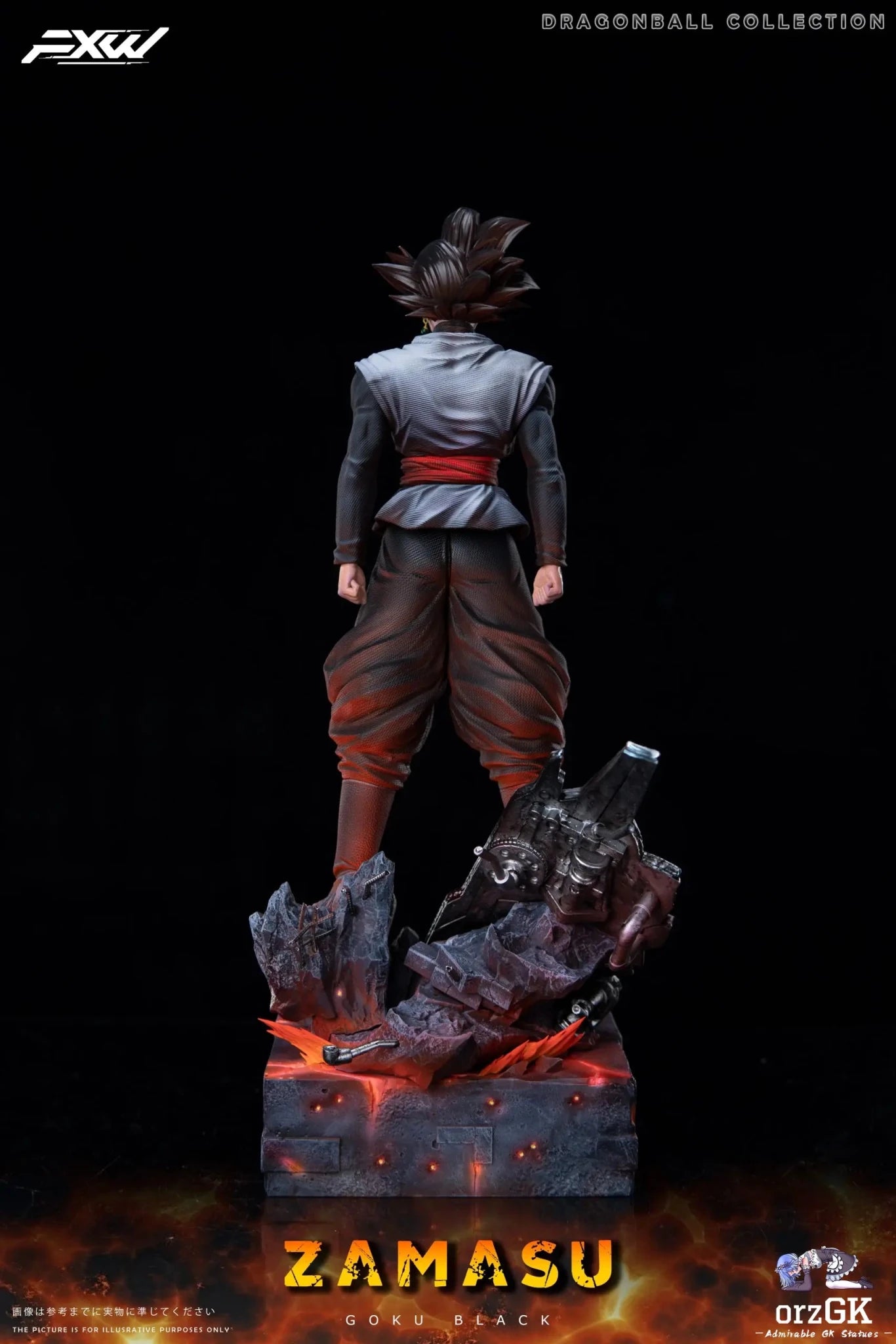 FXW Studio - Goku Black Dragon Ball resin statue Navy Toys anime figure