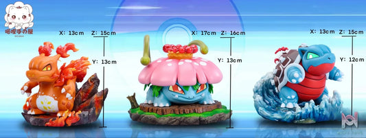 Miao Li Studio – Pokémon Chibi Dynamax First partner Pokémon