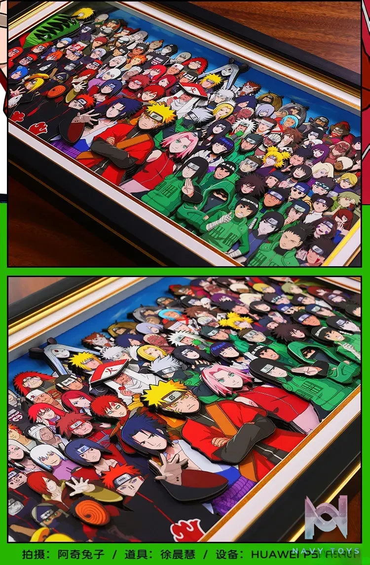 Yu Zhi Jiang Studio – Naruto Multiple Characters Series #1 3D Decorative Painting Naruto