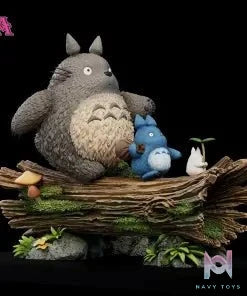 WAWA Studio - Totoro X Smaller Totoros My Neighbor Totoro resin statue Navy Toys anime figure