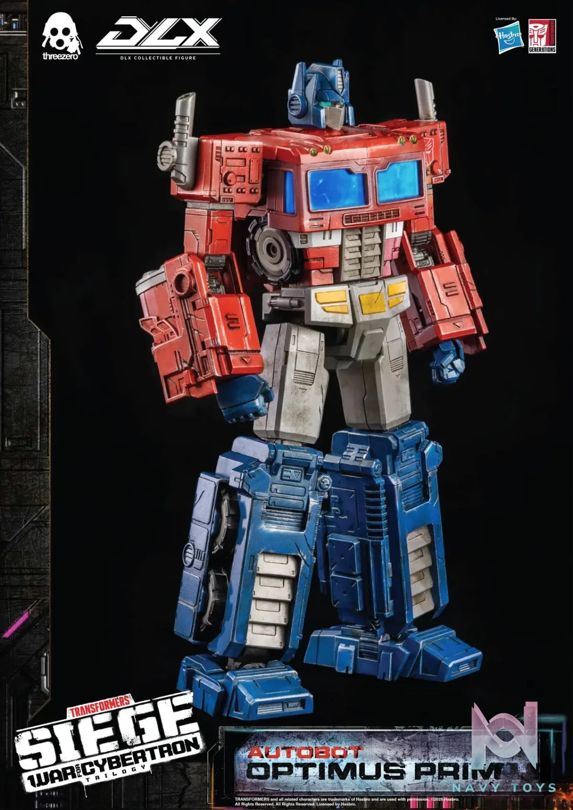 Threezero – Transformers: War for Cybertron 10-inch DLX Optimus Prime (Licensed)