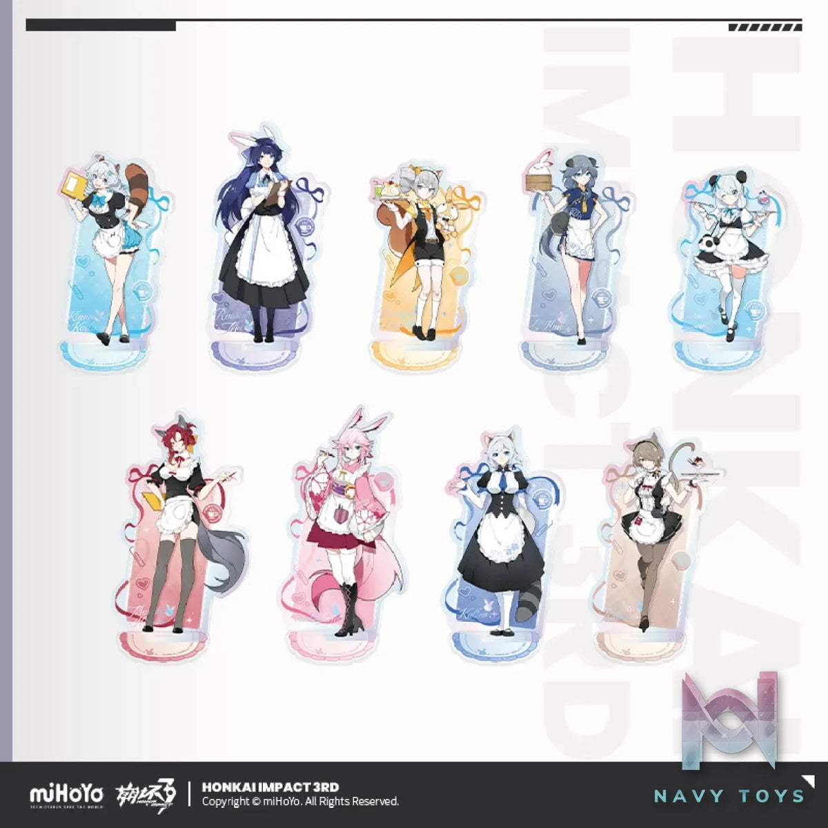 miHoYo – Honkai Impact 3rd Fluffy Cafe Series Acrylic Stand (Licensed)
