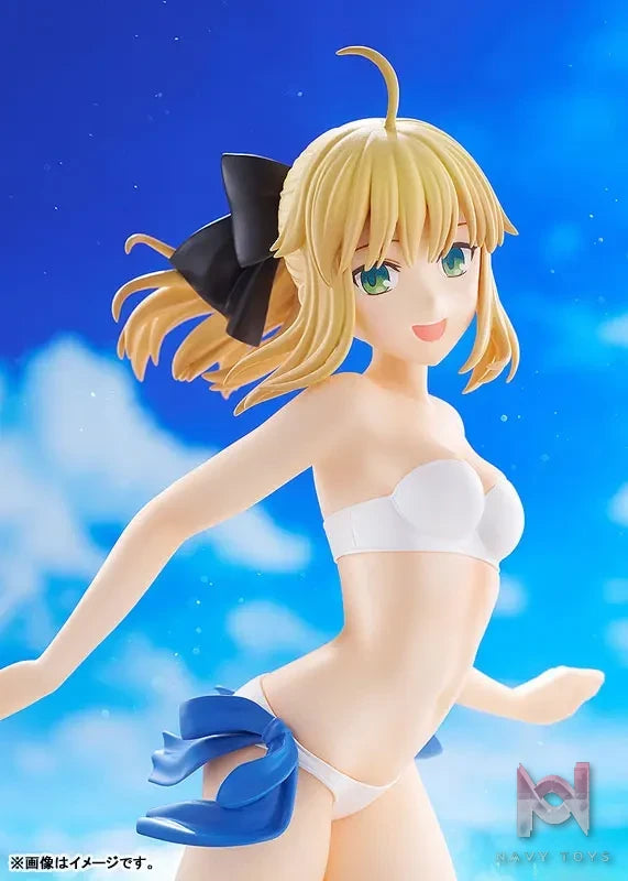 WAVE – POP UP PARADE BEACH QUEENS Fate/stay night Saber Lily L Size Complete Figure (Licensed)