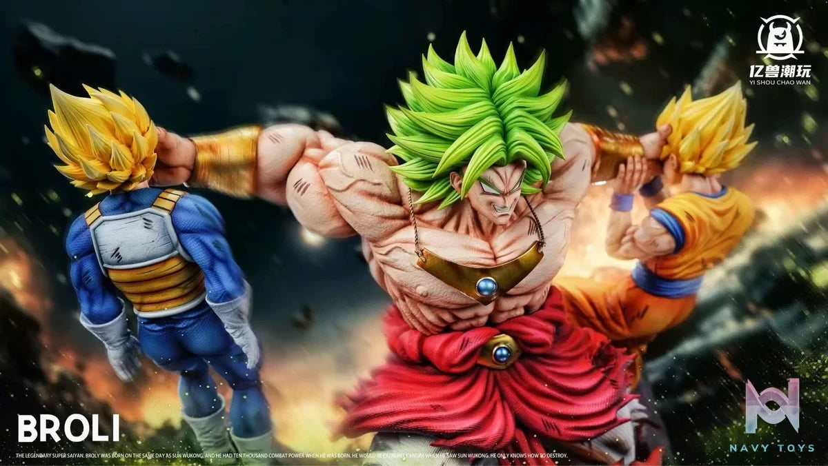 Broly vs Goku & Vegeta - Dragon Ball - Yishou Studio resin statue Yishou Studio anime figure