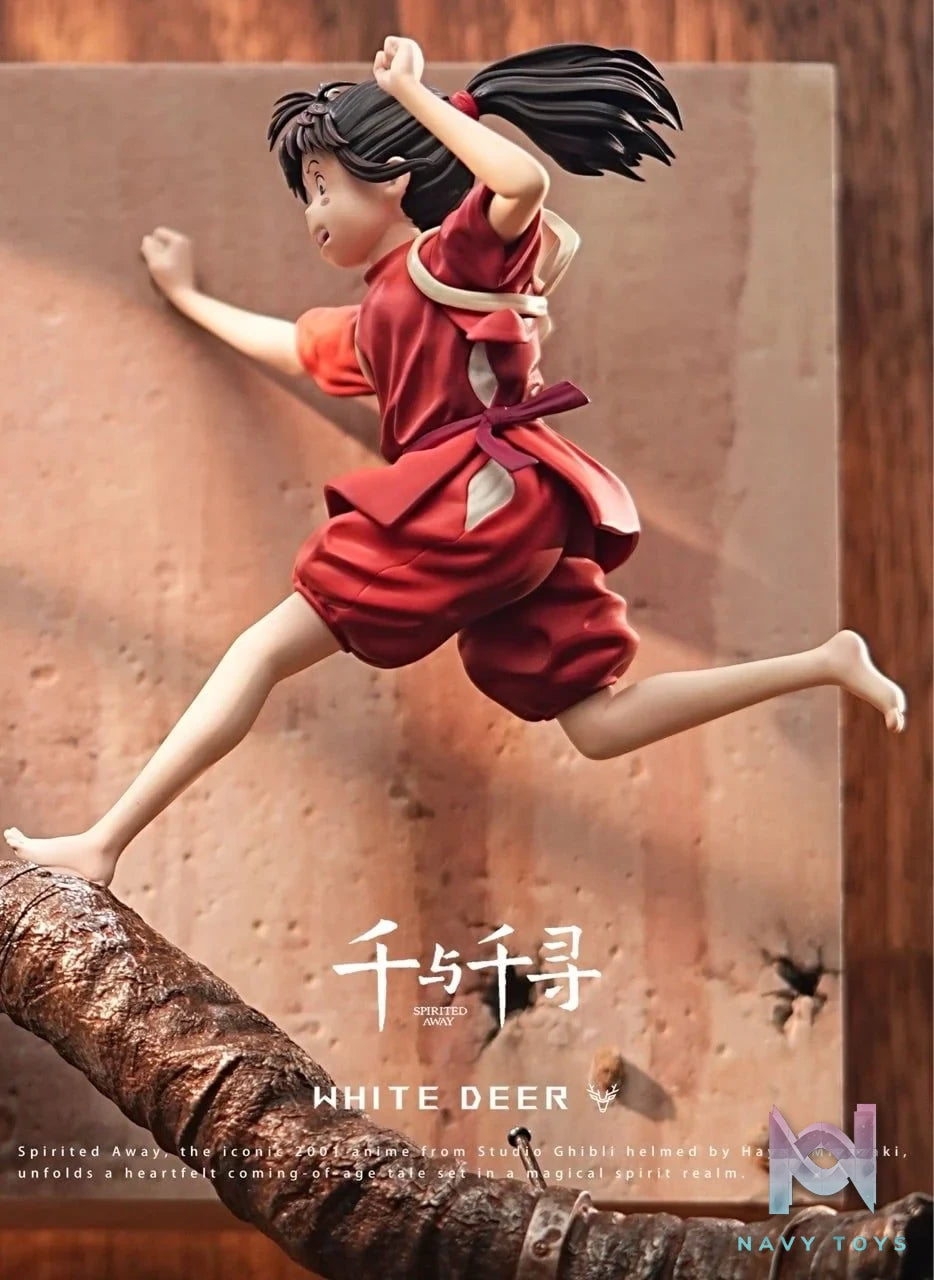 Chihiro - Spirited Away - White Deer Studio resin statue white Hole Studio anime figure