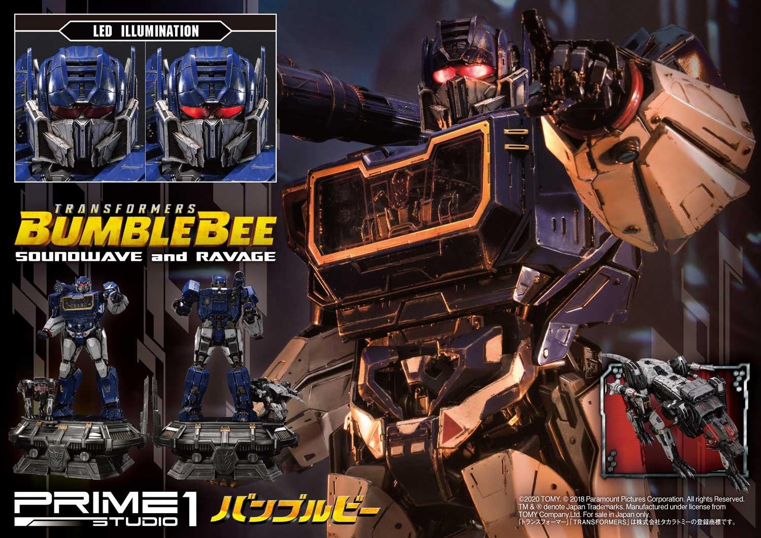 SOUNDWAVE RAVAGE(Liên Hệ) resin statue Prime1 studio anime figure
