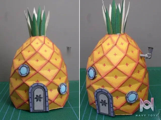 Qian Zhi Lu Studio – Bikini Bottom series 3D Paper Model DIY SpongeBob SquarePants