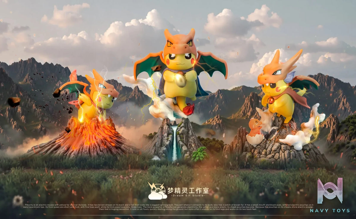 DREAM ELF Studio – Pokémon Pikachu COS Charizard